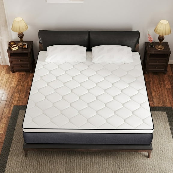 AMENDPATURE 12-inch Gel-Infused Memory Foam + Pocket Spring Twin Hybrid Mattress in a Box，Adult Exclusive, Breathable & Supportive