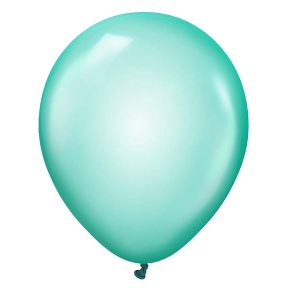 12 inch Kalisan Crystal Turquoise Latex Balloons (10 Pack) - Party Supplies Decorations