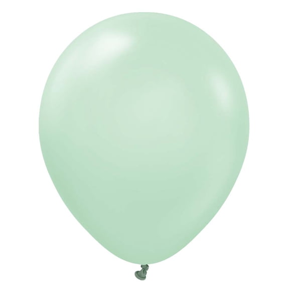 12 inch Kalisan Macaron Green Latex Balloons (100 Pack) - Party Supplies Decorations