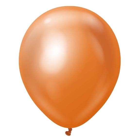 12 inch Kalisan Mirror Copper Latex Balloons (50 Pack) - Party Supplies Decorations