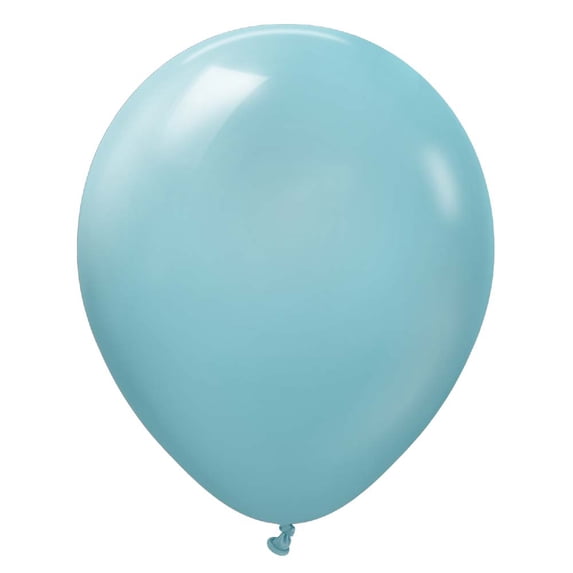 12 inch Kalisan Retro Blue Glass Latex Balloons (100 Pack) - Party Supplies Decorations