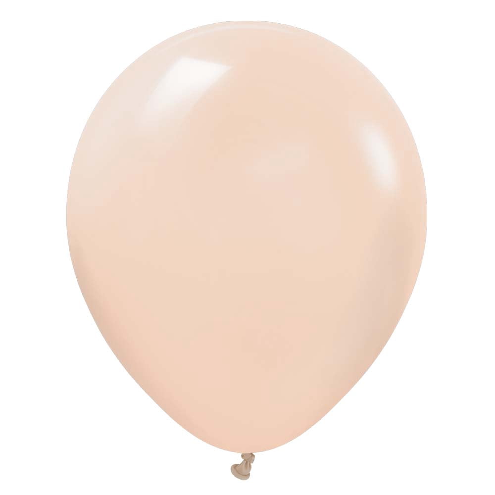 12 inch Kalisan Standard Blush Latex Balloons (100 Pack) - Party Supplies Decorations
