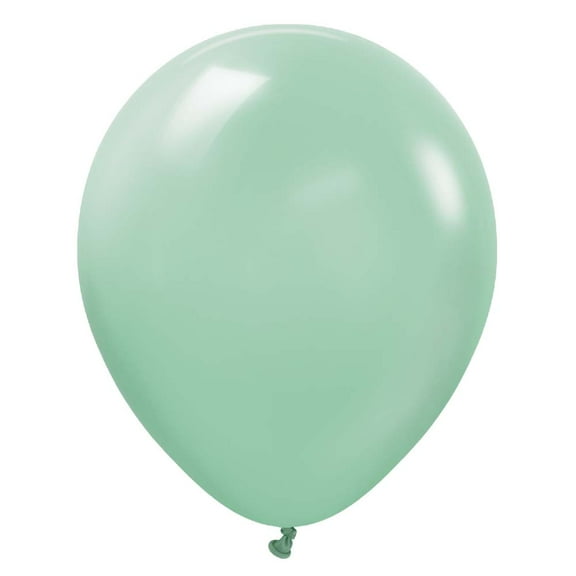 12 inch Kalisan Standard Mint Green Latex Balloons (10 Pack) - Party Supplies Decorations