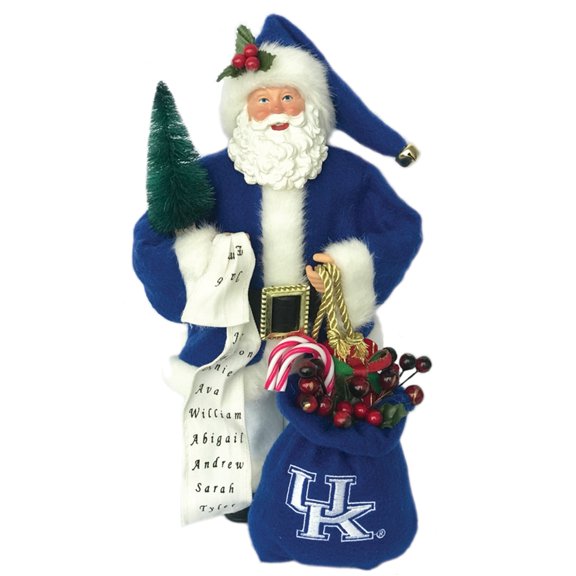 12 inch Kentucky Santa - blue