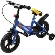 12 inch Kids Bike with Training Wheels, 2-in-1 Kids Bicycle with Adjustable Handlebar/Seat, Toddler Bike Children Christmas Birthday New Year Gift for Boys Girls Kids Toddlers 1 to 5 Years Old