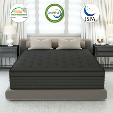 12 inch King Mattress,Hybrid Mattresses Medium Firm in a Box