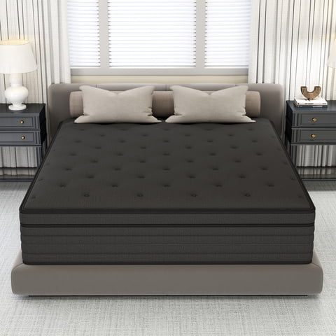 12 inch King Mattress,Hybrid Mattresses Medium Firm in a Box