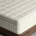 thumbnail image 1 of SILENCE MANGO 12 inch King Sized Hybrid Mattress, Gel Memory Foam, Individually Wrapped Pocket Springs, Medium Firmness, Zoned Pressure Relief Design, Boxed Mattress, High-density Foam Layer, 1 of 9
