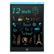 12 inch LCD Drawing Tablet, Cimetech LCD Writing Tablet, Electronic Digital Writing &Colorful Screen Doodle Board Gift for Kids and Adults at Home,School and Office Blue