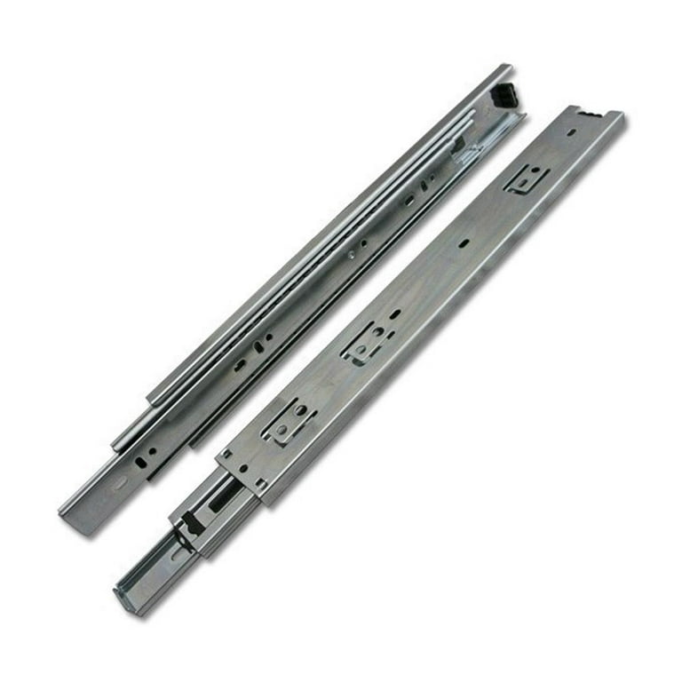 2) HOMANDS 12 Inch Drawer Slides Side Mount Rails - Heavy Duty Full