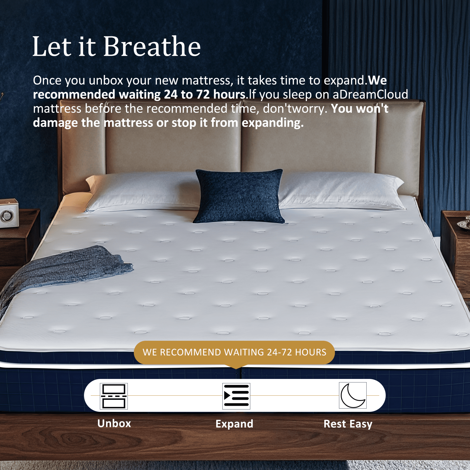 12 inch Memory Sponge Queen Mattress Upgraded Version Medium Firm Pressure Relief Back Pain Relief Strong Edge Support Individually Springs