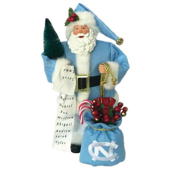 12 inch North Carolina Santa - blue