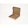thumbnail image 1 of 12 inch Pizza Box Bundle of 50 - Premium Plain White Corrugated Cardboard Take Out Delivery Container, 1 of 7