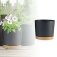 thumbnail image 1 of 12 inch Pot with Drainage Holes - Modern Indoor and Outdoor Flower Planters for Home Garden Decor, Durable and Stylish Design for and Flowers, 1 of 9