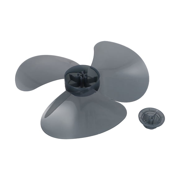 12 inch Plastic Fan Blade 3 Leaves Replacement Part for Standing Pedestal Floor Wall Table Fanner Electric Fan Accessories Black Low Noise High Temperature Resistant