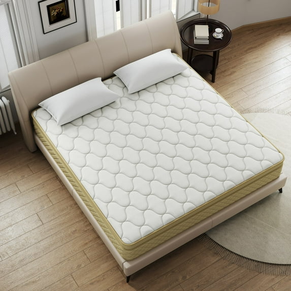 12 inch Queen Hybrid Mattress Moderately Firm Feel,Equipped with Individually Wrapped Pocket Springs in a Box.