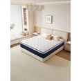 thumbnail image 1 of QOFYU Queen Mattress 12 Inch, Queen Size Spring HybridGel Memory Foam Mattress, Plush Queen Mattresses in a Box, 1 of 11