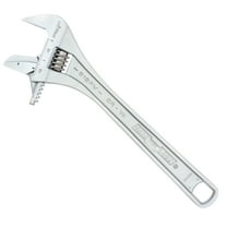 CHANNELLOCK 12-inch Reversible Jaw Adjustable Wrench, Precise 1.77-inch Wide Mouth Jaw Capacity (812PW)