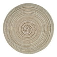 thumbnail image 1 of 12-inch Round Heat Insulation Placemat Niriyo Non-Slip Table Mat for Dining, PVC Woven, Waterproof, 1 of 4