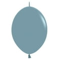 thumbnail image 1 of 12 inch Sempertex Link-O-Loon - Pastel Dusk Blue Latex Balloons (50 Pack) - Party Supplies Decorations, 1 of 1