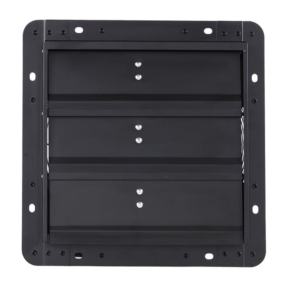 12 inch Shutter Exhaust Fan, Wall Mounted Attic Vent Fan with Variable Speed Controller, 1100 CFM, AC Motor, Heavy-duty Steel, Low Noise for Shed, Garage, Greenhouse Ventilation Cooling, Black