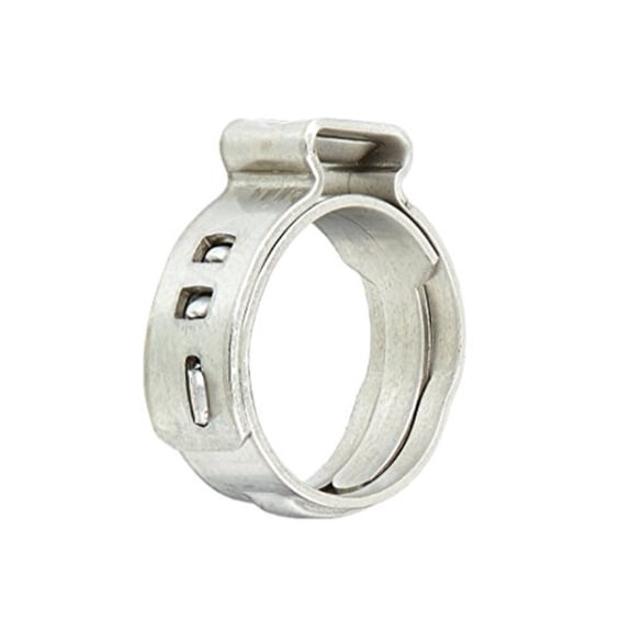1/2-inch Stainless Steel PEX Cinch Clamp Rings For PEX Tubing Pipes, 100-pack
