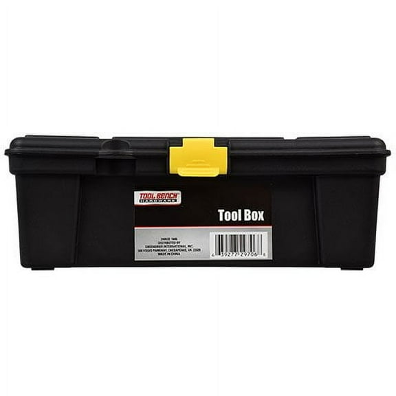 12-inch Tool Box Black/Yellow