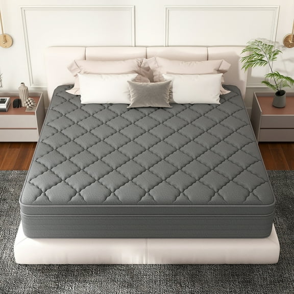 CICIMLU 12 inch Twin Mattress ,Gel Memory Foam Hybrid Mattress in a Box, Innerspring Mattress Supportive & Comfortable for Restful Sleep