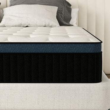 lemontalking 12 inch Twin Mattresses, Pocket Spring Hybrid Mattress with Gel Memory Foam for Cool Sleep,Medium Firm