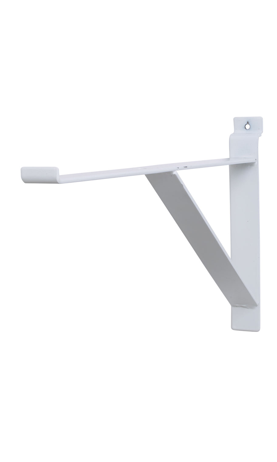 12 inch White Contemporary Shelf Bracket for Slatwall Set of 3