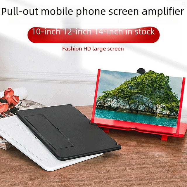 12inch clear mobile phone screen amplifier large screen 14inch anti