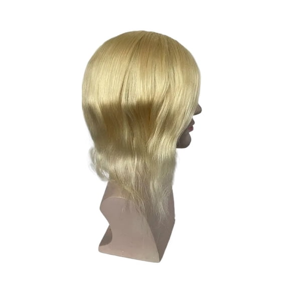 12 inch long hair men's wig brazilian human hair men's wig