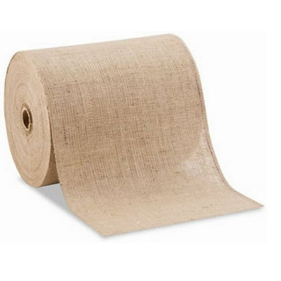 12 inch wide 100 yards Roll 10 oz Hemmed Jute Burlap HOME DECOR ( Surged Edges )