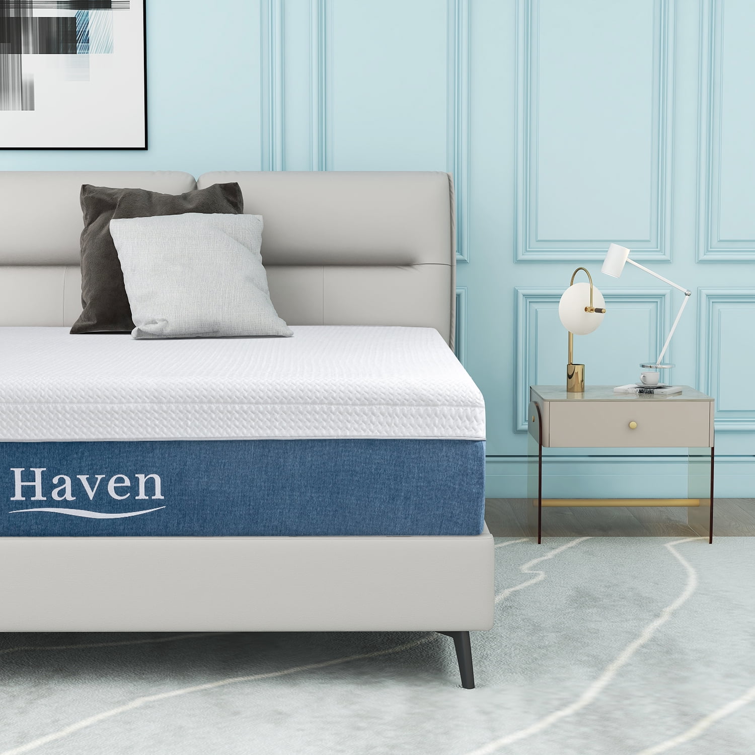 12 inches Haven Memory Foam Mattress,King Mattress Bed in a Box Medium