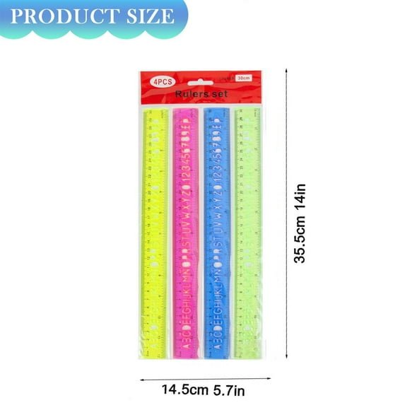 12 inches Jeweltones Color Ruler