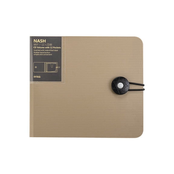 12-layered CDs Bag DVD-Discs Cases 12-slot Storage Box Sleeve Cover Wear-resisting for Car Travel Home Office