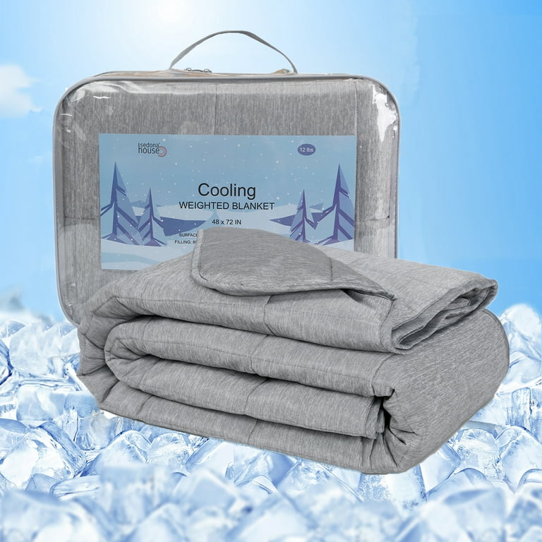 Sedona House 12 lbs Cooling Touch Weighted Blanket for Adults