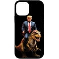 12 mini Trump iPhone riding a dinosaur Trex suppreor Trump funny case ...