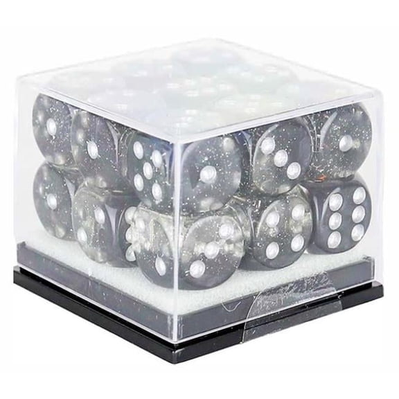 12 mm D6 Cube Set - Spades - 18 Count