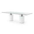 thumbnail image 1 of 12 mm Mandarin Dining Table, High Gloss White, 1 of 1
