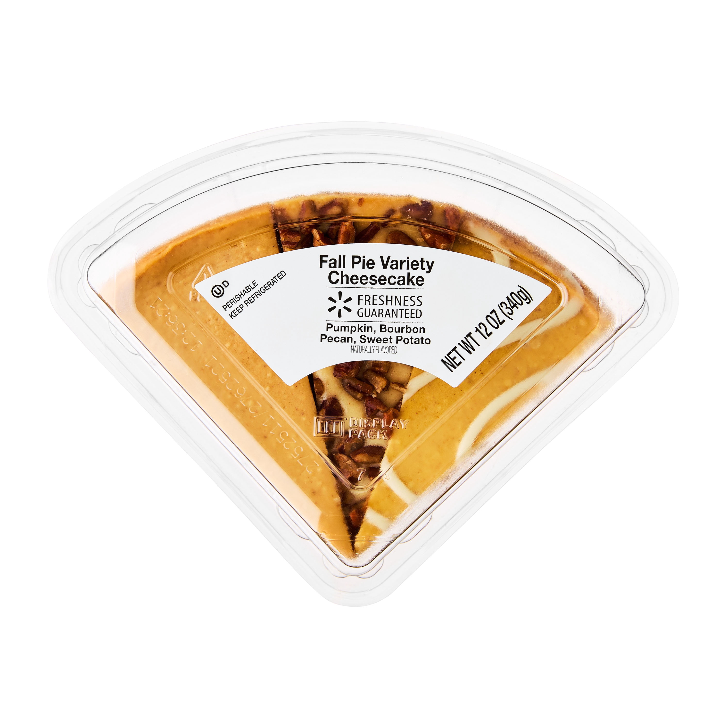 Freshness Guaranteed Fall Pie Variety Cheesecake Slices, 12 oz, 3 Count (Refrigerated)