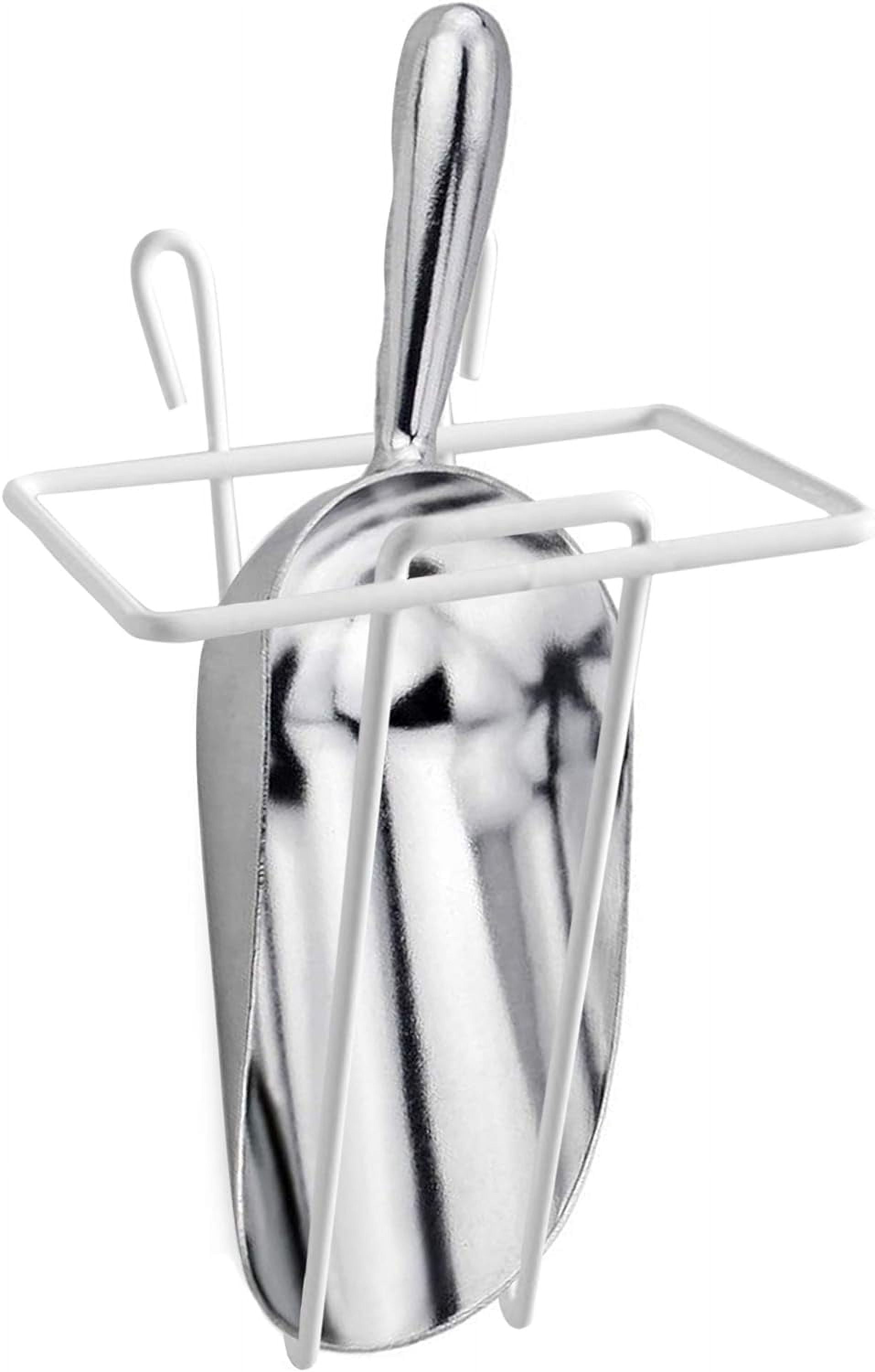 12 oz Aluminum Ice Scoop with Holder