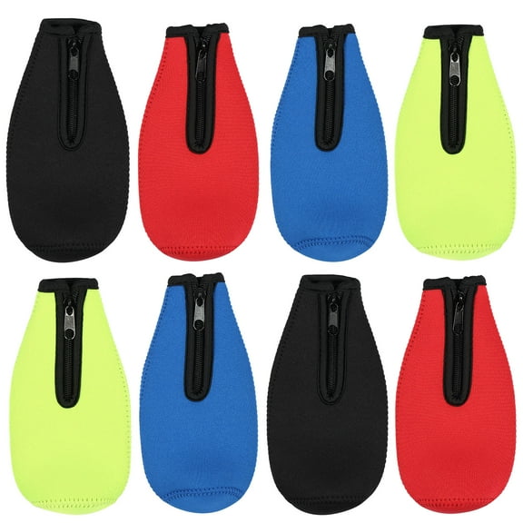 12 oz Beer Bottle Insulator Sleeve Insulated Beer Bottle Cooler Sleeves with Zipper Standard Beer Bottle Sleeves Reusable Beer Bottle Cover Keep Warm and Cold Zip up Bottle Jackets for 12 oz Bottles