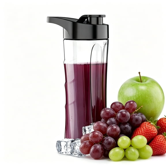 12 oz Bottle, Reusable Single Serve Blender Cup, BPA-Free Jar, for smoothie juice 04