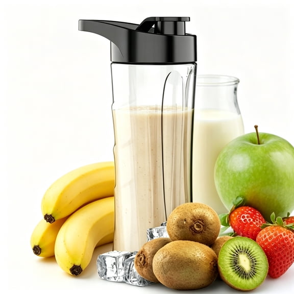 12 oz Bottle, Reusable Single Serve Blender Cup, BPA-Free Jar, for smoothie juice 01