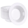 [12 oz. Case of 400 White Plastic Bowls, Disposable Plastic Soup