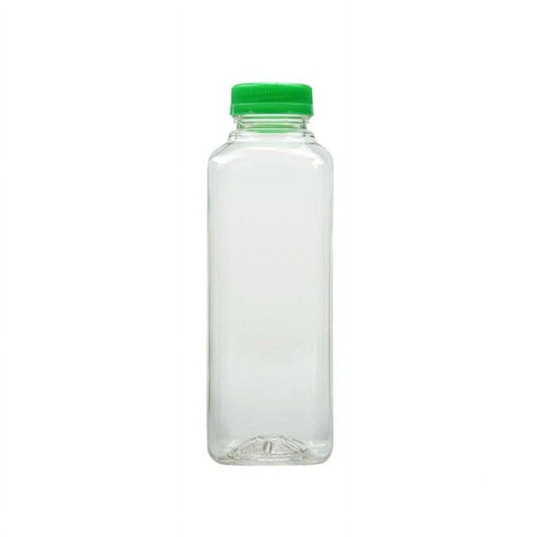 12oz Plastic Bottles with Caps Clear 100pk - Empty Pet Juice Containers, Size: 12 Ounce