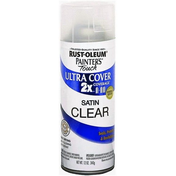12 oz. Clear Satin General Purpose Spray Paint 6-Pack