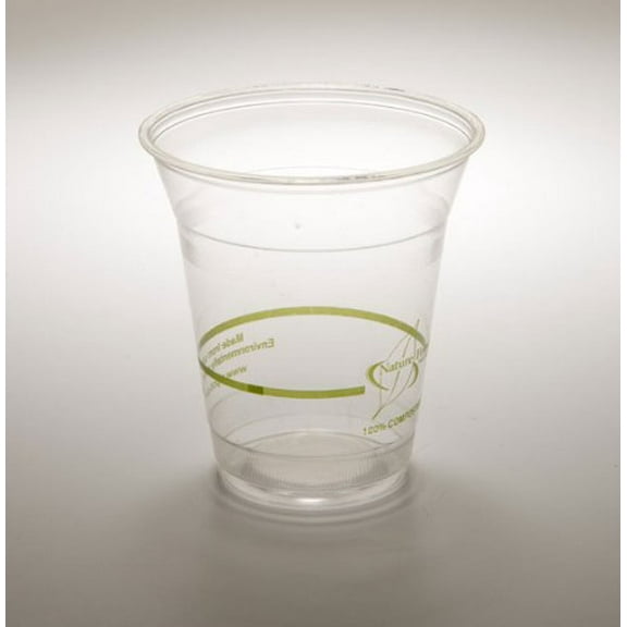 12 oz. Cold Drink Cup PLA Biodegradable PLA Corn Plastic (Pack of 500)