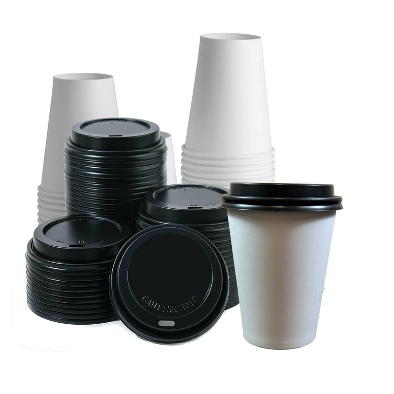 Disposable 12 oz. Paper Coffee Cups - 40 Count - Luxury Disposable Tableware for Passover - Posh Setting